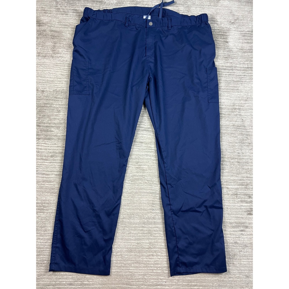 Advantage by UA Scrub Pants Mens 3X Navy AB841 Cargo Elastic Waist Workwear
